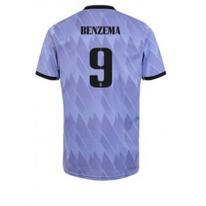 Real Madrid Karim Benzema #9 Bortatröja 2022-23 Kortärmad